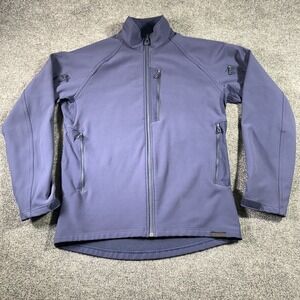 Beyond Clothing Jacket Mens L Blue Testa L5 Cold Softshell Fleece Lined Utility